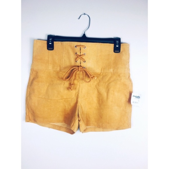 Charlotte Russe Pants - 5 for $25 CR goldenrod festival high waste shorts